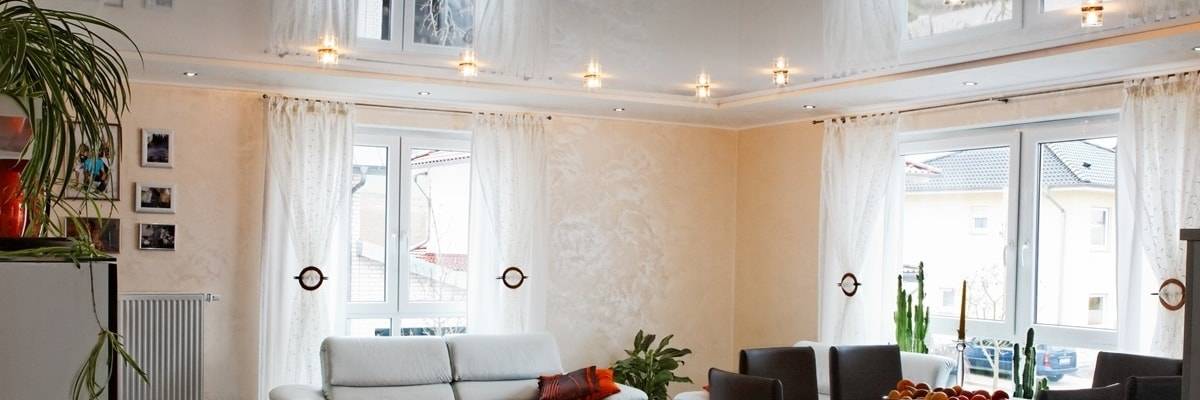 Глянцевые натяжные потолки Глянцевые натяжные потолки